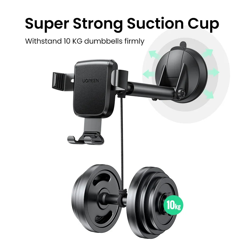 Gravity Car Phone Mount for Dashboard and Windshield