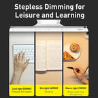 Magnetic Rechargeable LED Desk Lamp with Stepless Dimming