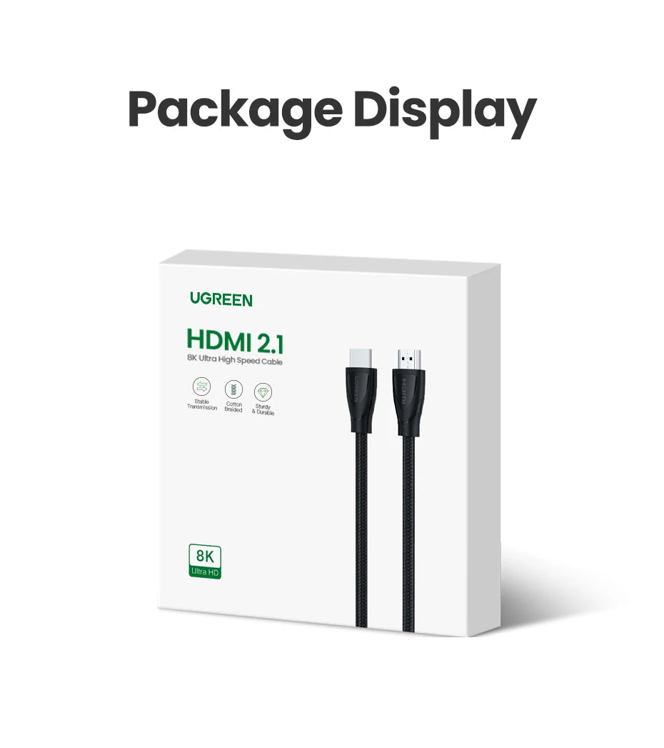 HDMI 2.1 Ultra High-Speed 8K Cable for Gaming and Home Theater - 24