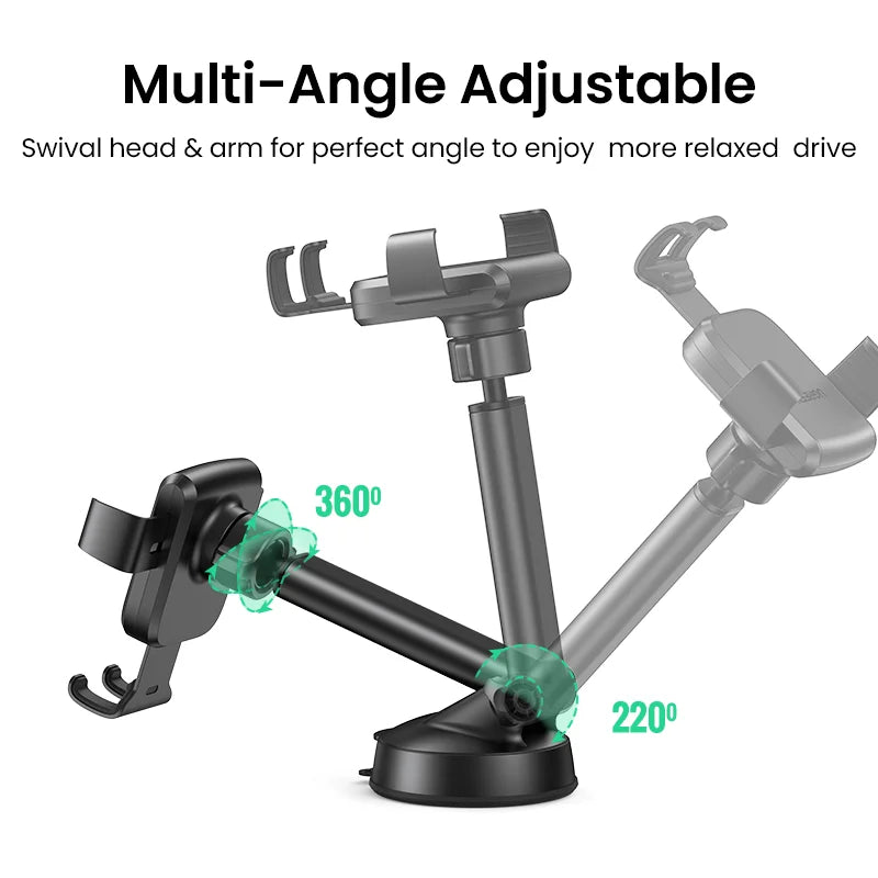 Gravity Car Phone Mount for Dashboard and Windshield - 5